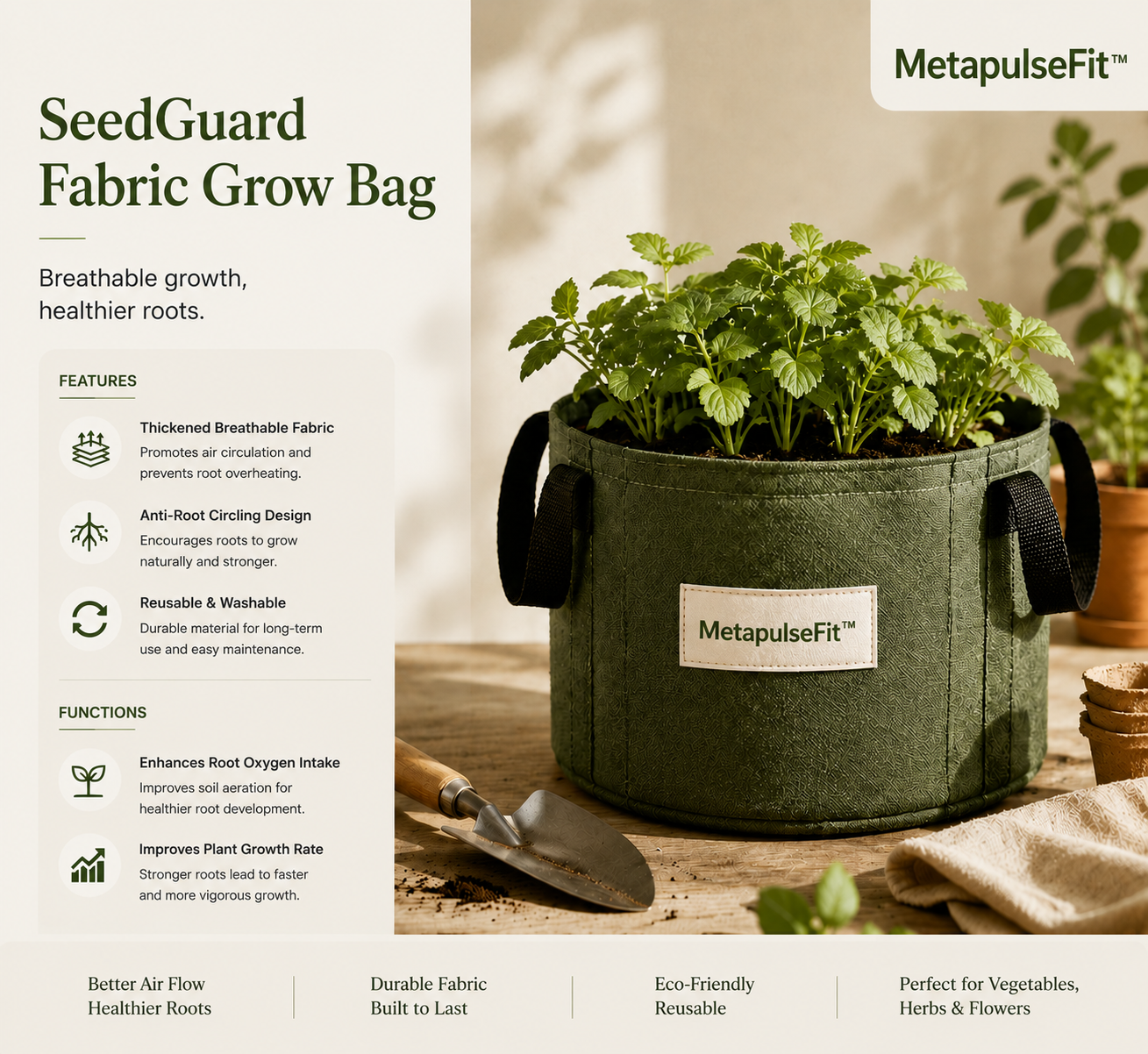 SeedGuard Fabric Grow Bag