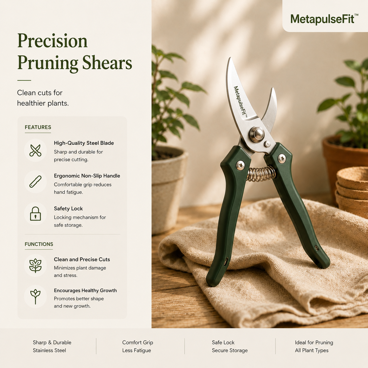 MetapulseFit™ Precision Pruning Shears